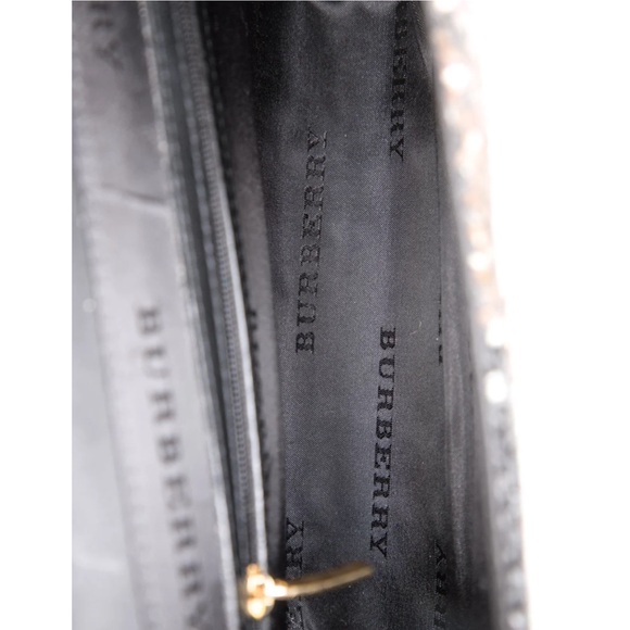 VINTAGE Burberry Tweed Crossbody Bag - Picture 4 of 10